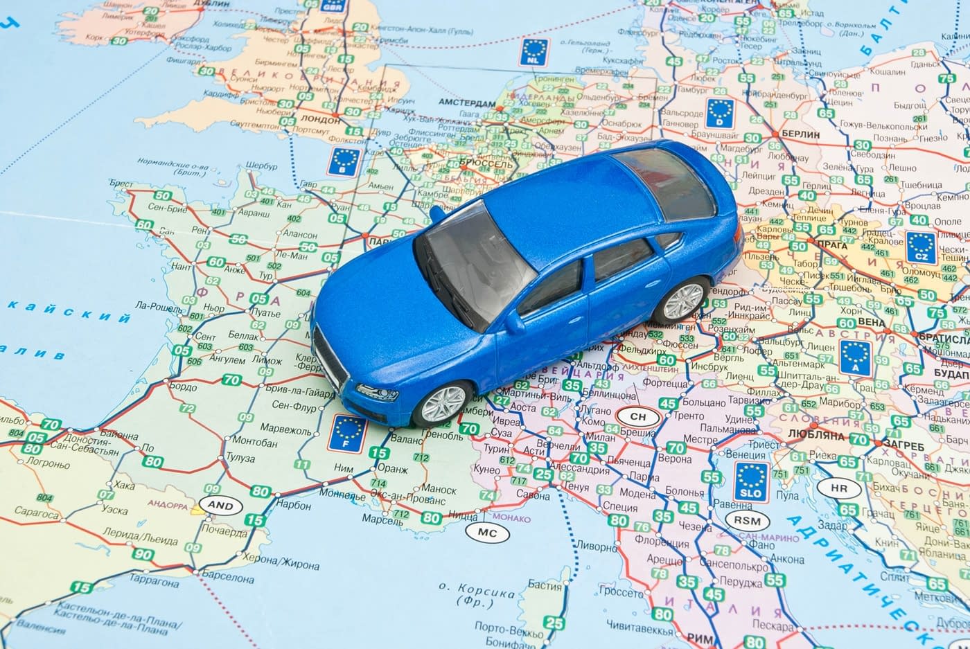 european road trip car hire