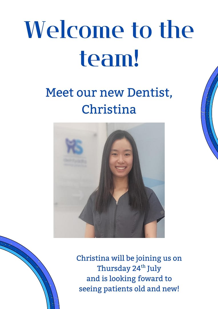 meet our new dentist, christina!