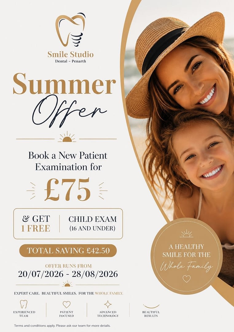 Summer Offer — New Patient Examination from £75 at Smile Studio Penarth