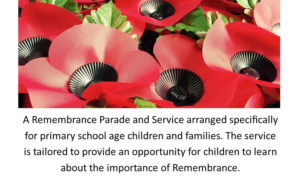 poster remembrance childrens parade 2024