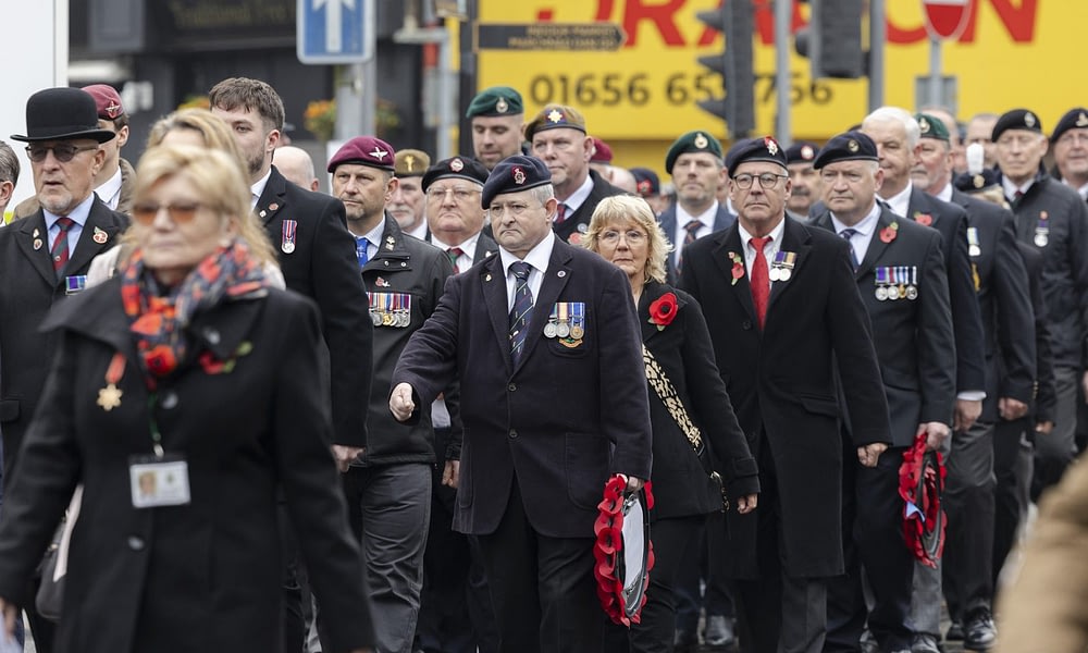 Remembrance Parades and Services Bridgend 2025