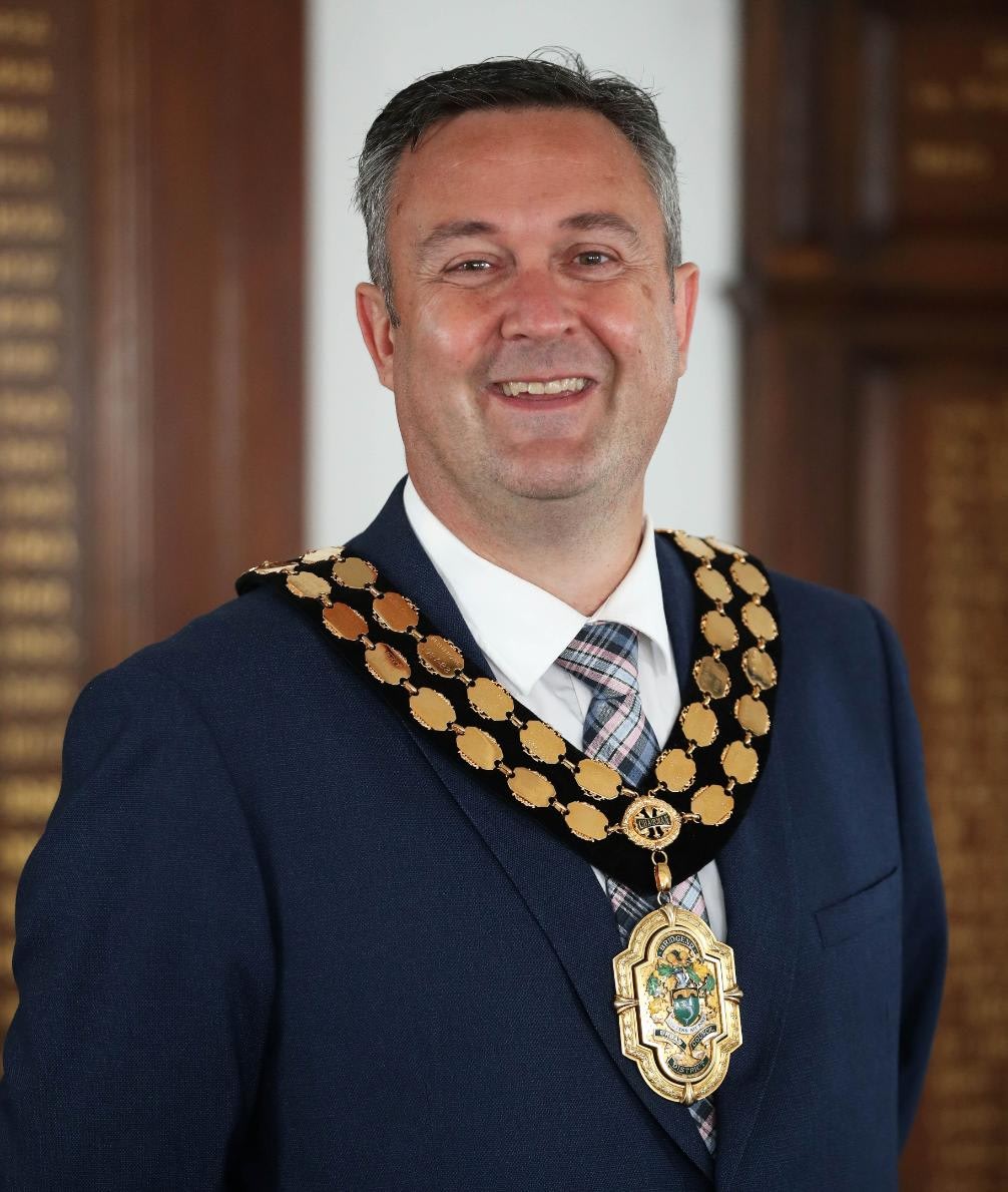 Cllr Steven Bletsoe Mayor 2021-2022