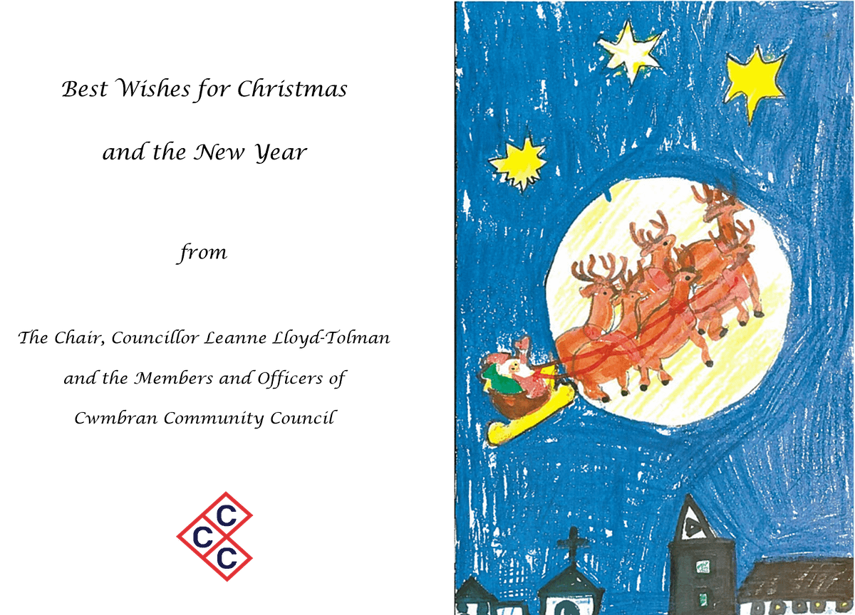 Merry Christmas (office opening times) Cwmbran Community Council