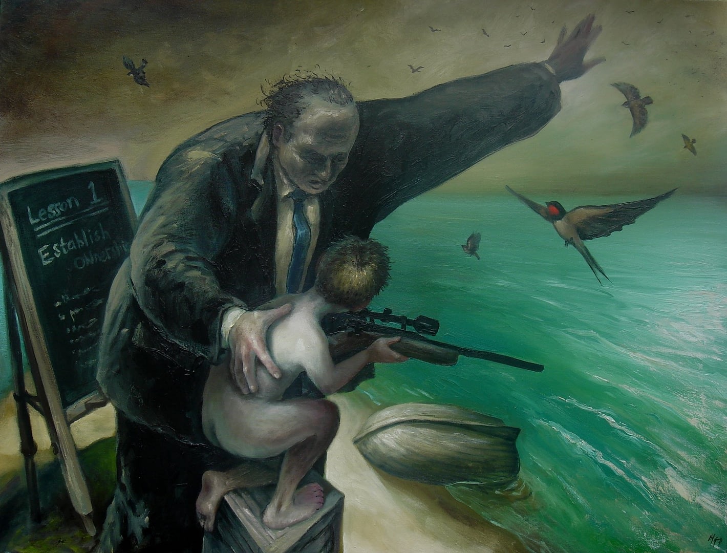 gustavius payne the first swallow 96x127cm 2015