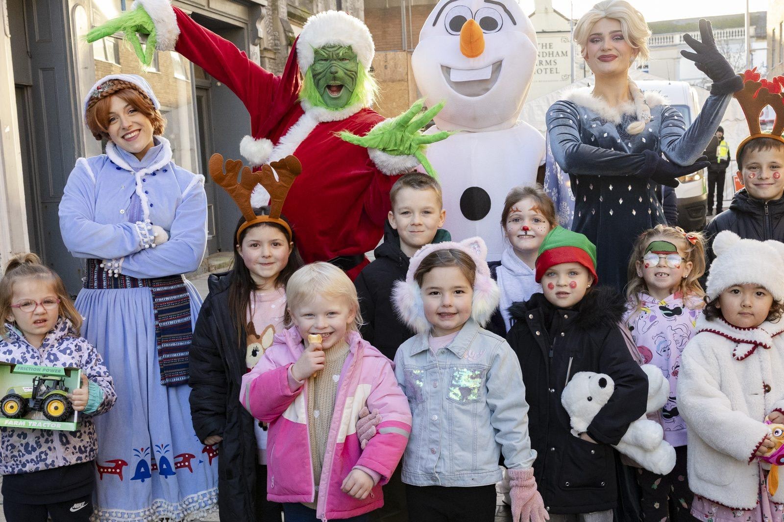 Bridgend Town Centre Christmas Lights Switch On 2025