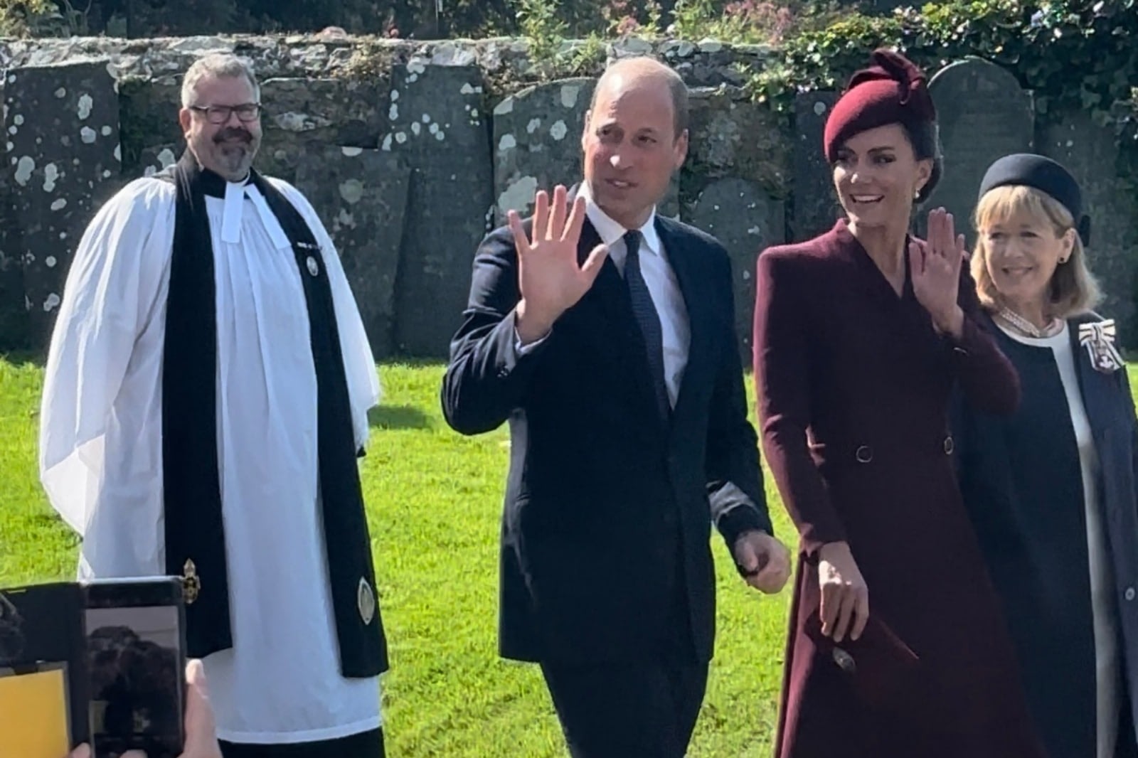 royal visit st davids today