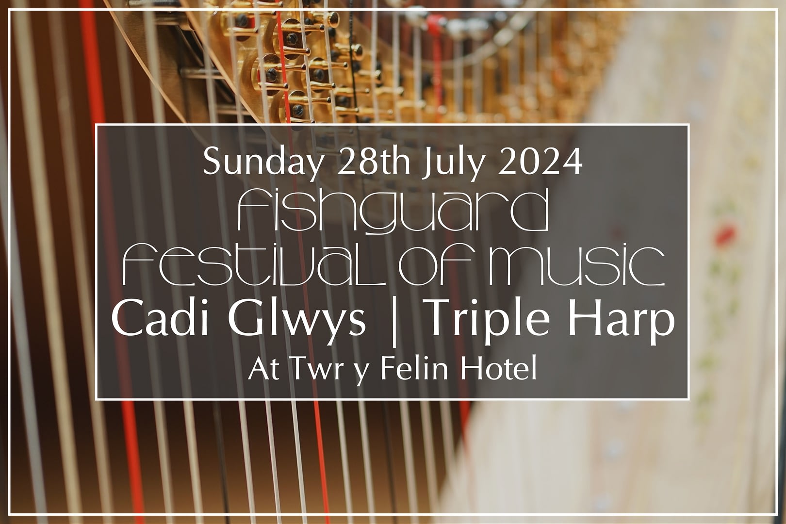 cadi glwys triple harp event cover image