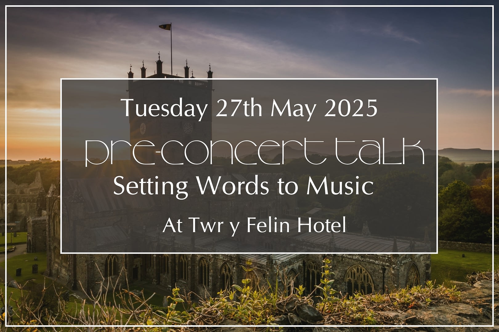 pre concert talk event cover image