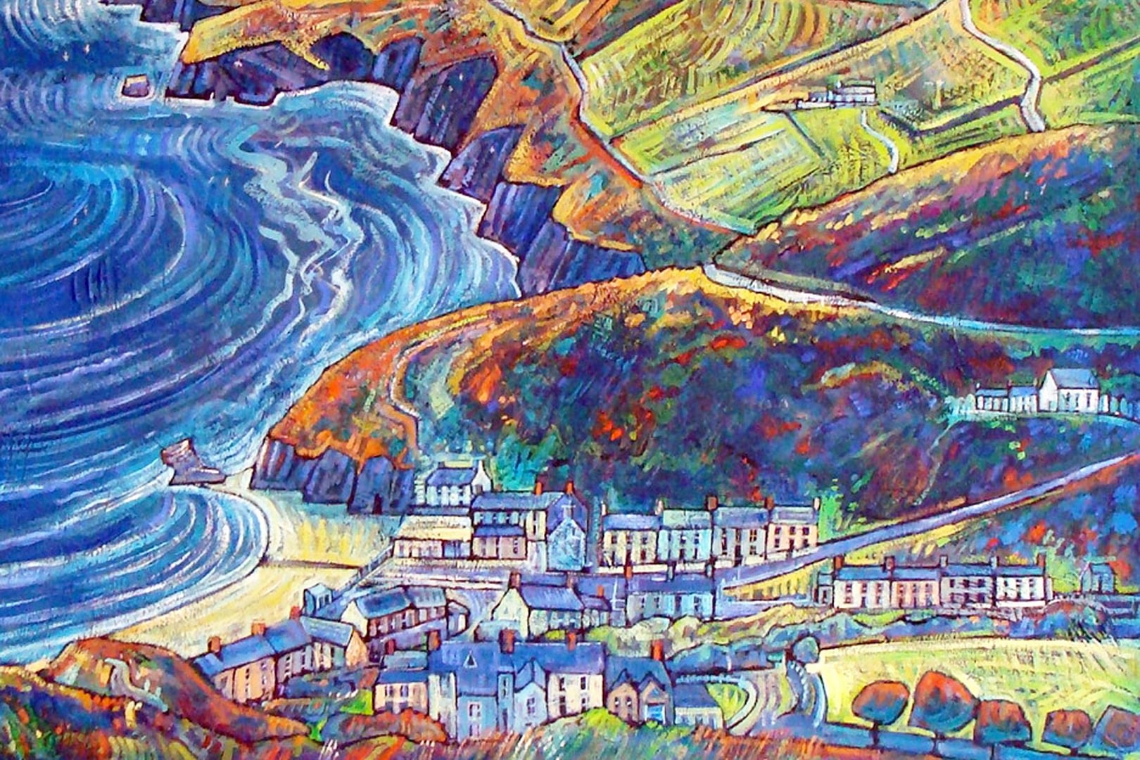 anthony evans, llangrannog o'r awyr