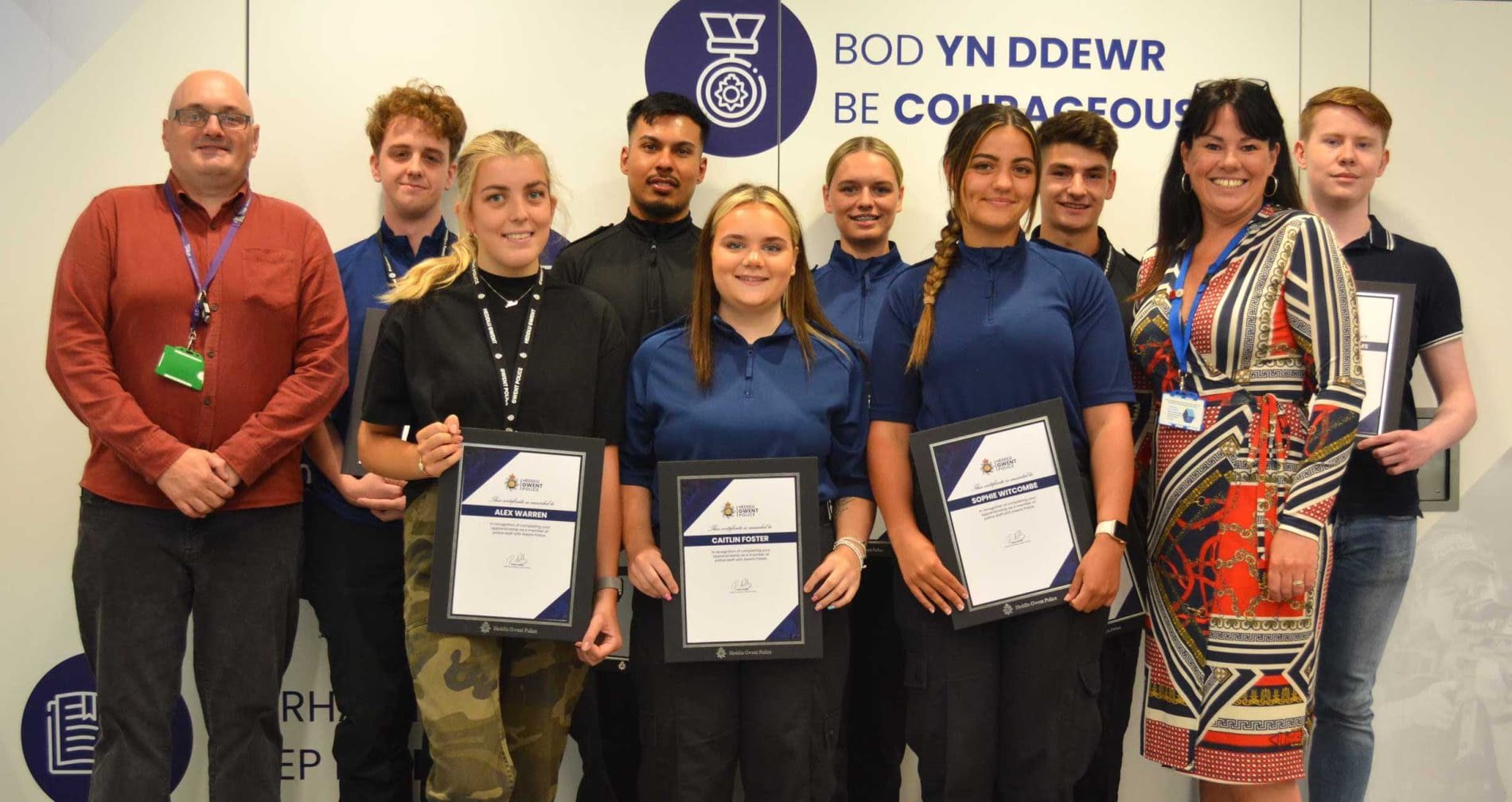 Gwent Police, Apprenticeship programme ceremony