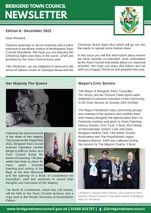 final bridgend town council newsletter edition 6 1 Edition 6: December 2022