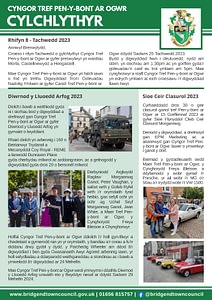 final welsh bridgend town council newsletter ed 8 nov 23 1 Edition 8: November 2023