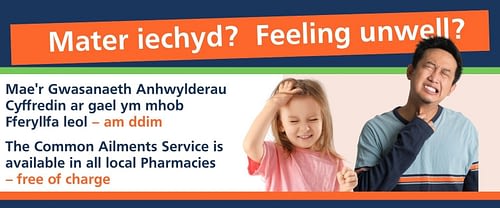 The Common Ailments Service is available in all local pharmacies – free of charge!