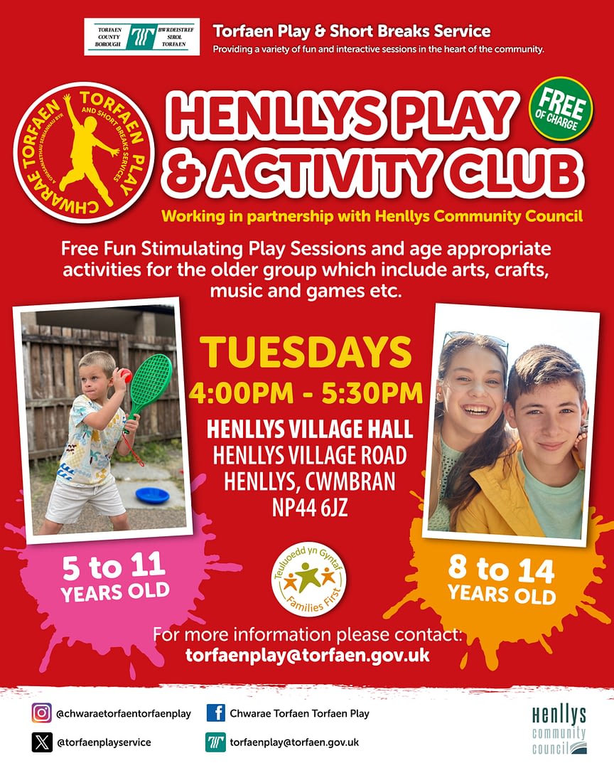 henllys (play club and activity club)