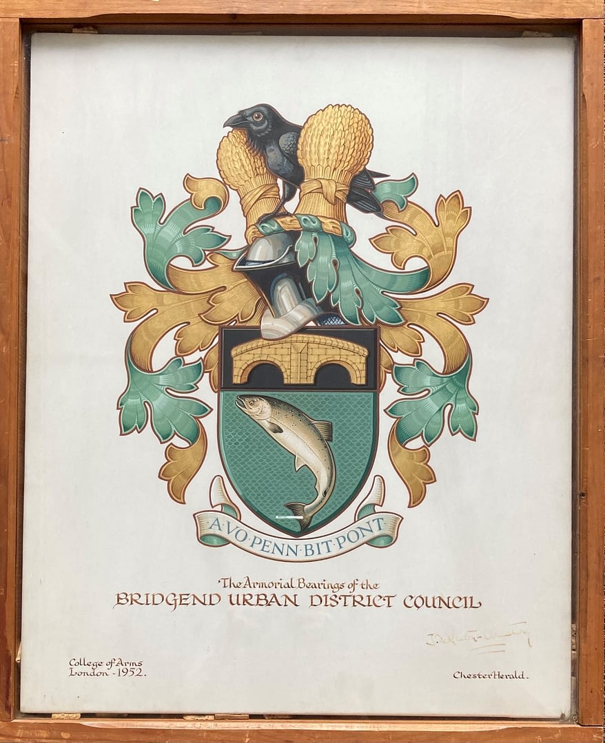 Heraldic Crest Painting Bridgend